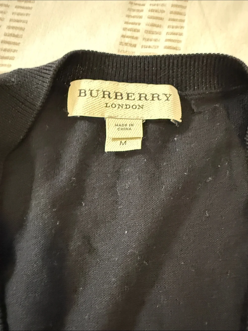 Burberry lightweight merino